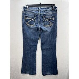 Silver Jeans Eden Bootcut Jeans Womens 30x33 Low Rise Stretch Blue Denim Y2K